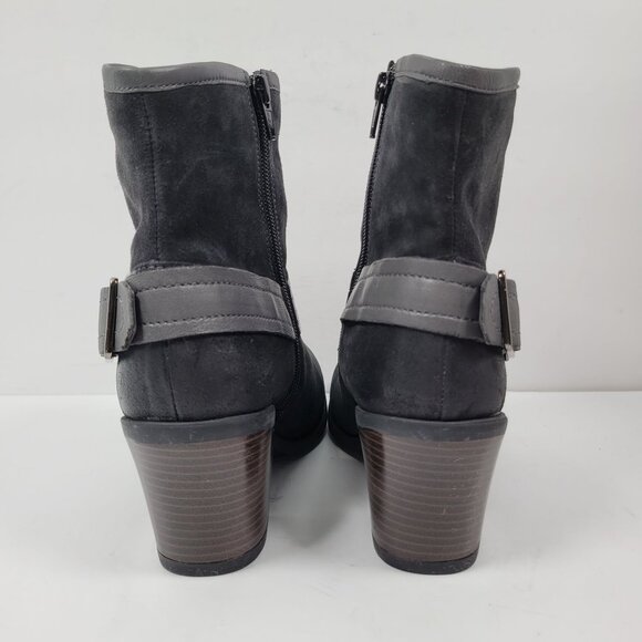 Earth Origins Lina Arlington Women's Gray Suede Ankle Boots US Size 10M NWOT - Picture 4 of 12